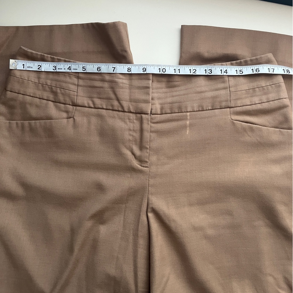 The Limited Cassidy Fit Mid-Rise Tan Boot Cut Pants - Picture 4 of 12
